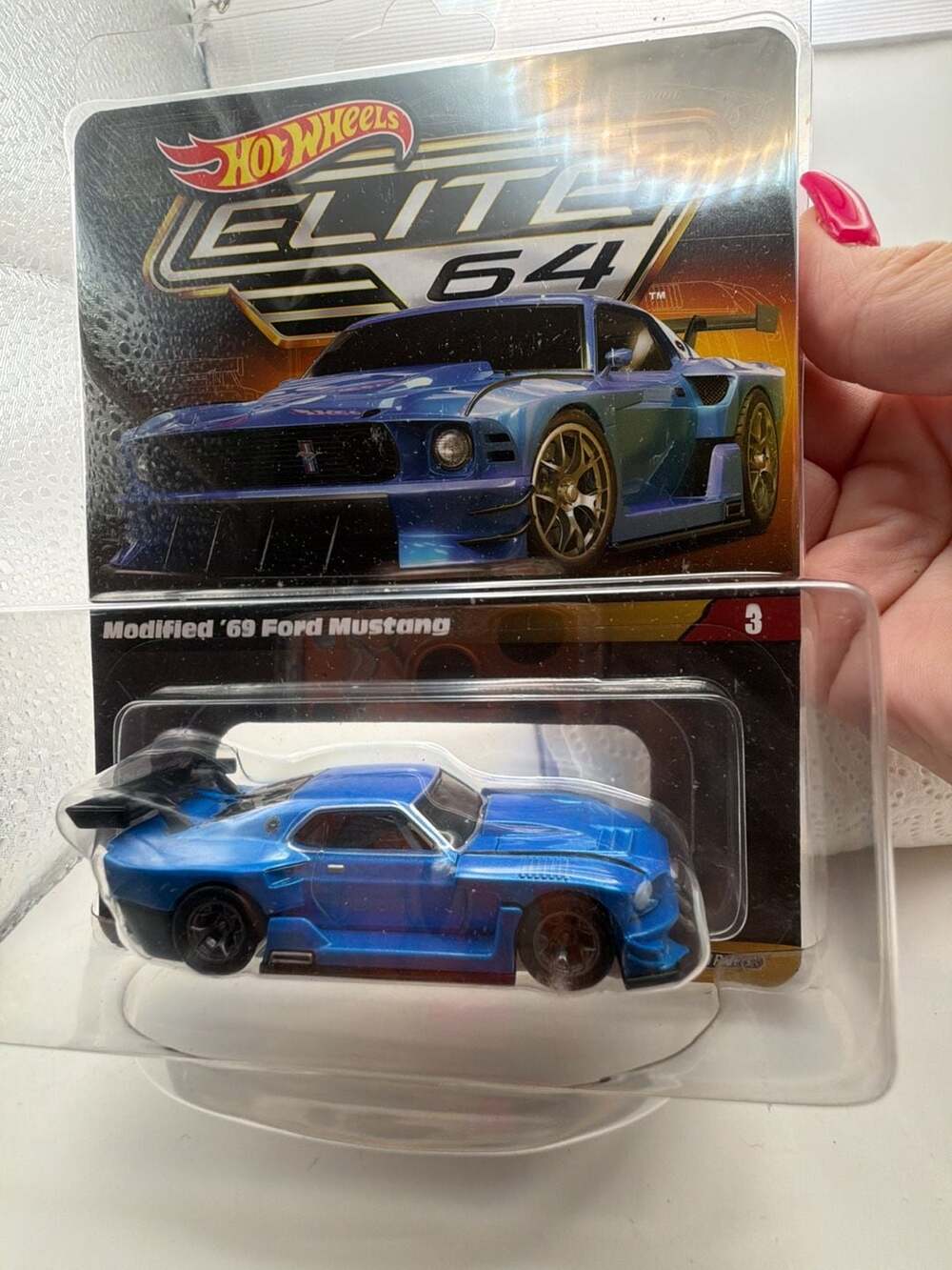 Hot Wheels Elite 64 Modified '69 Ford Mustang Diecast Car HGW13